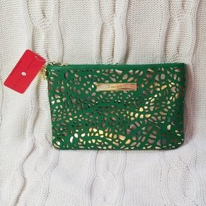 Green and Gold Ivanka Trump Clutch